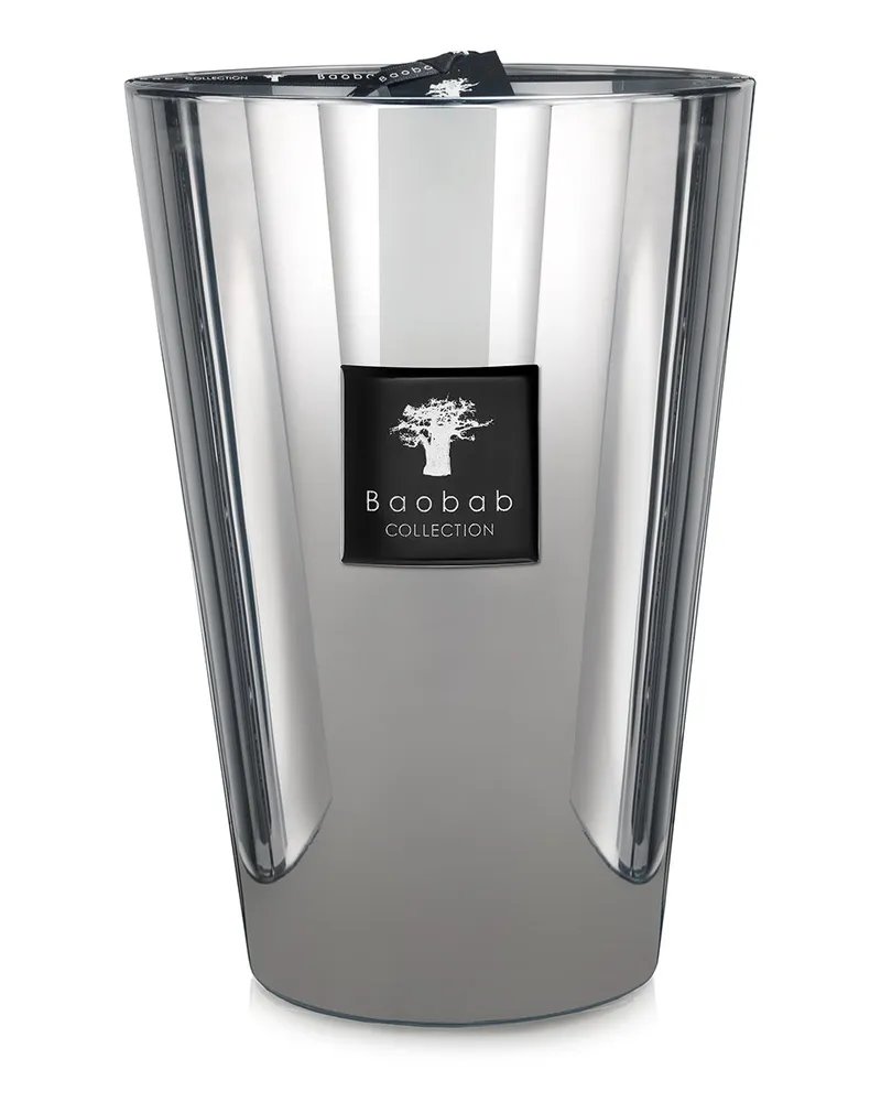 Baobab Collection Duftkerze Les Exclusives Platinum Silber