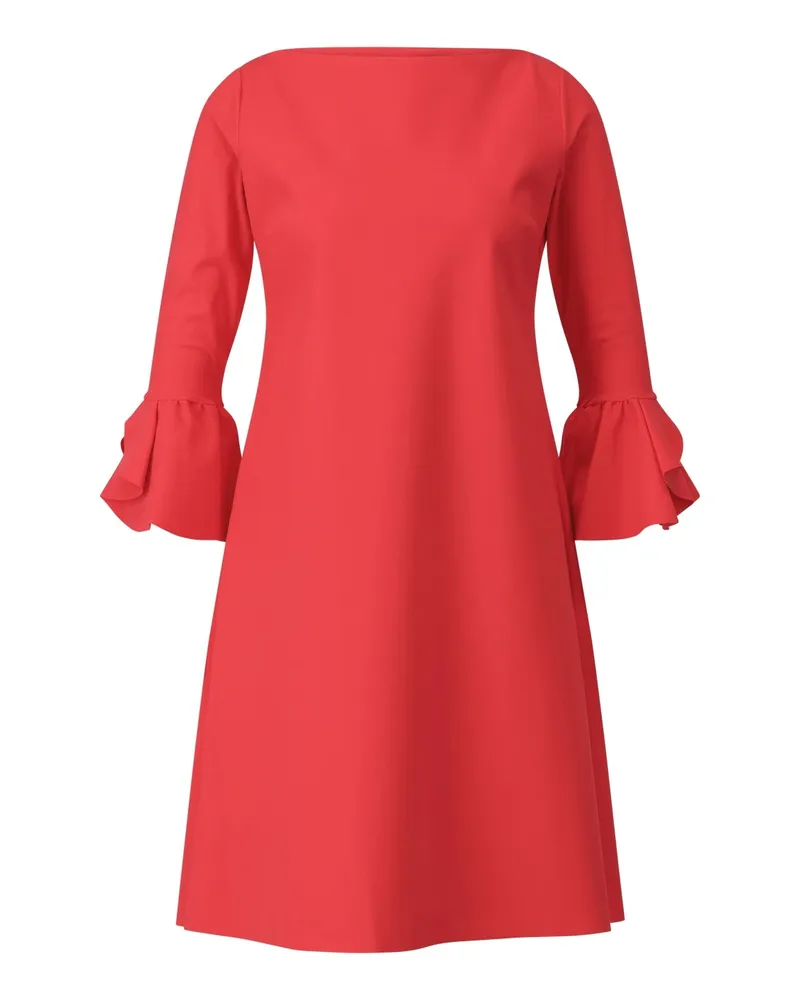 Chiara Boni Midikleid Acura mit Trompetenärmeln Rot