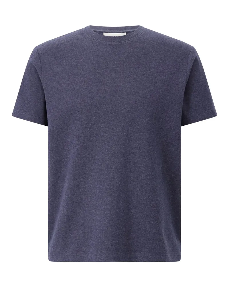 Frame Denim T-Shirt mit Stickerei Blau