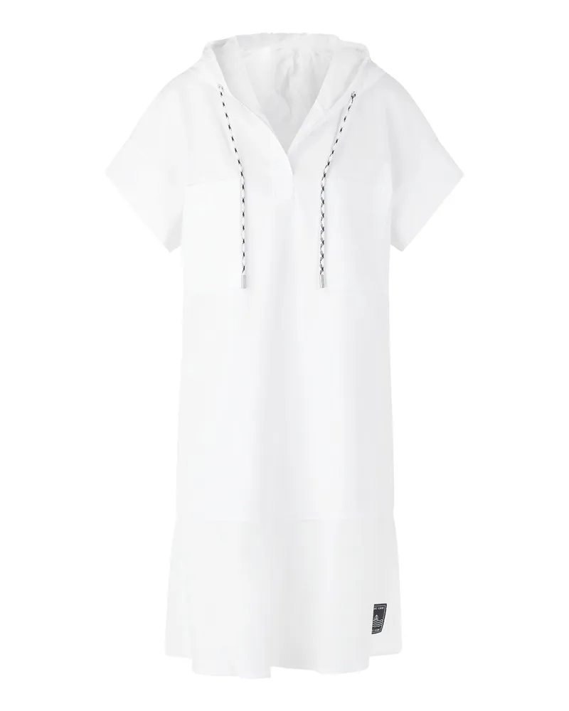 Marc Cain Minikleid aus Baumwollmix Weiß