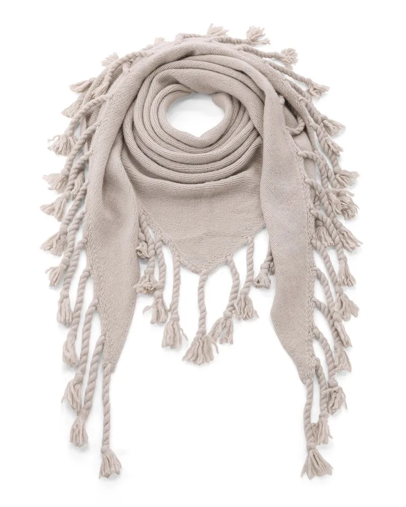 SMINFINITY Schal aus Kaschmir & Seide Beige