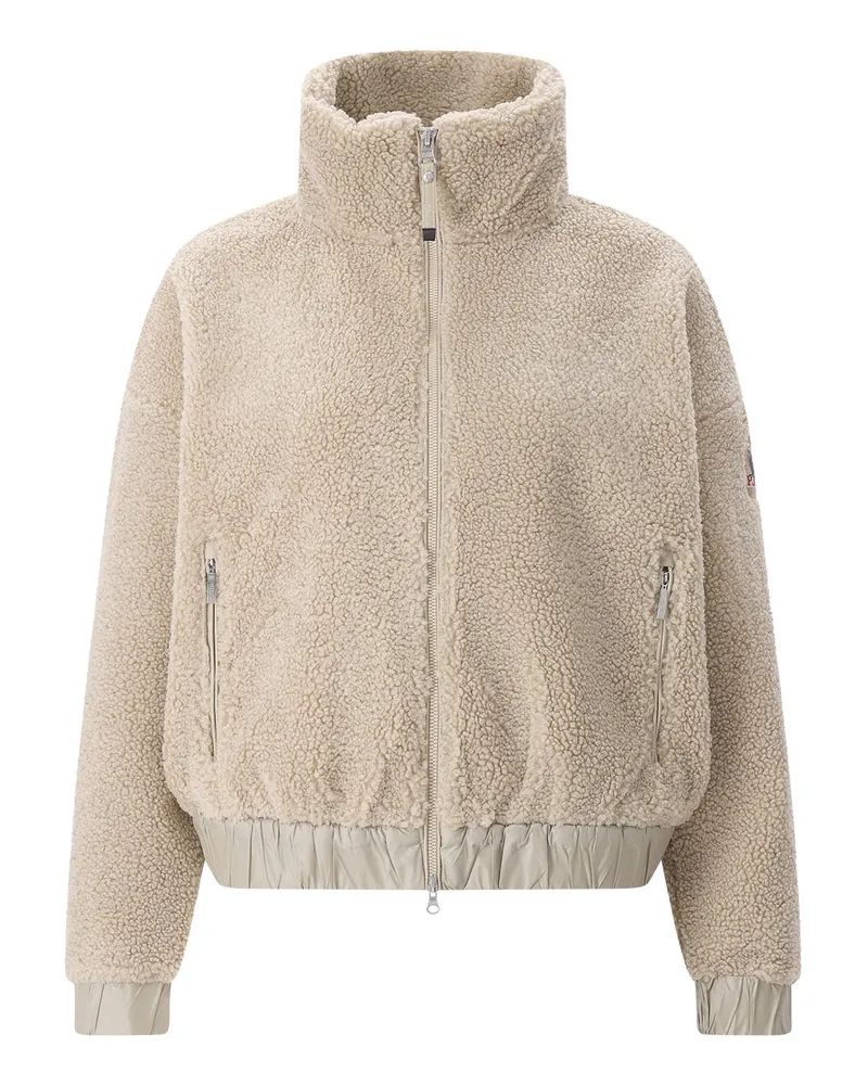 Parajumpers Jacke Sori in Teddy-Optik Beige