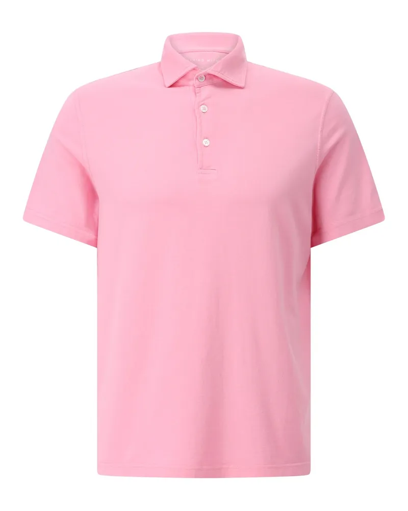 Fedeli Poloshirt aus Jersey Rosa