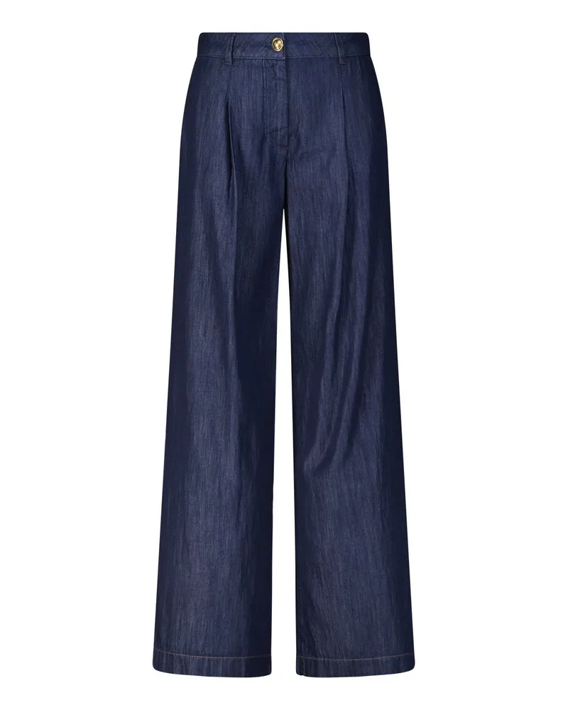 Luisa Cerano Wide-Leg Jeans Dunkelblau