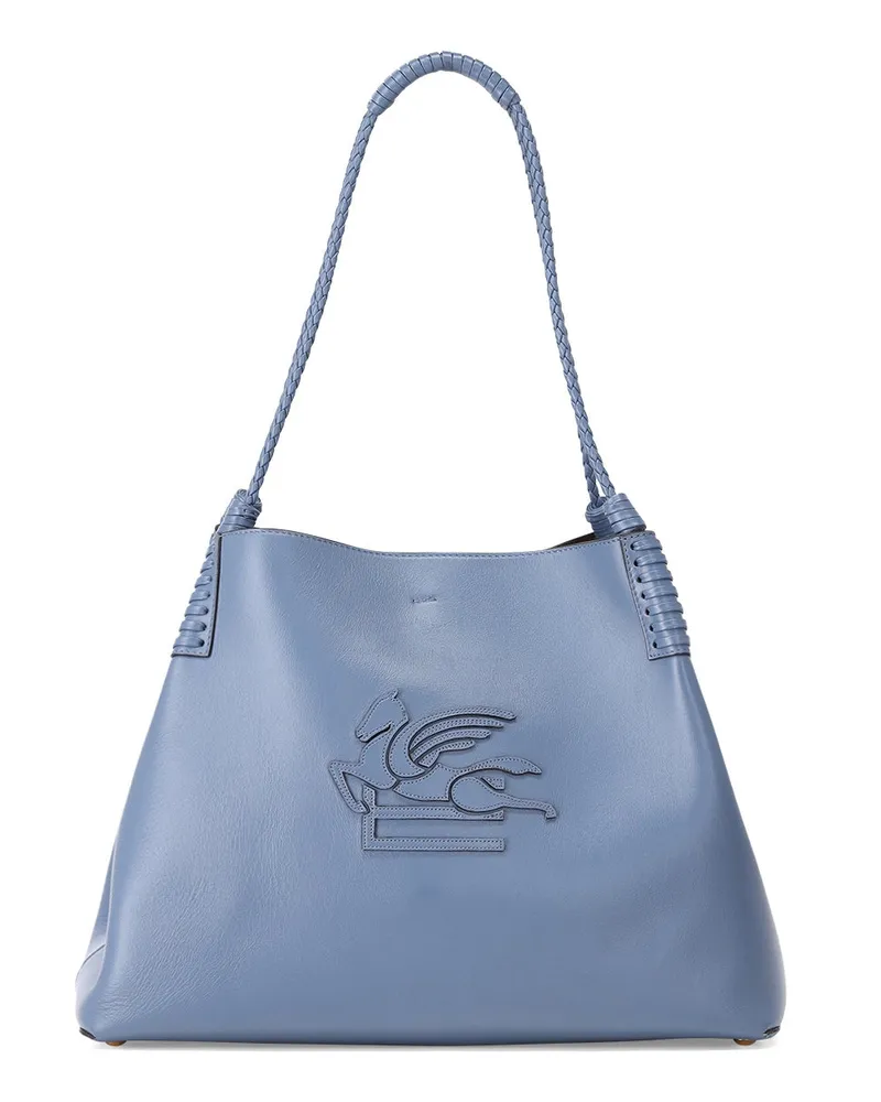 Etro Shopper Libra M Blau