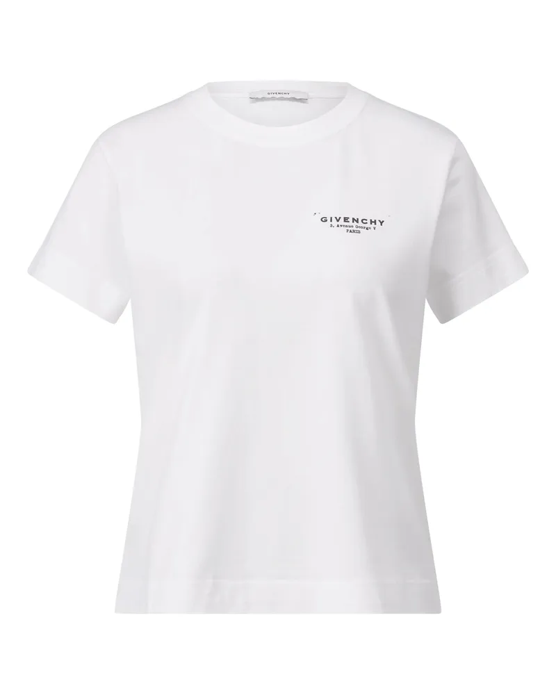 Givenchy T-Shirt mit Logo Weiß