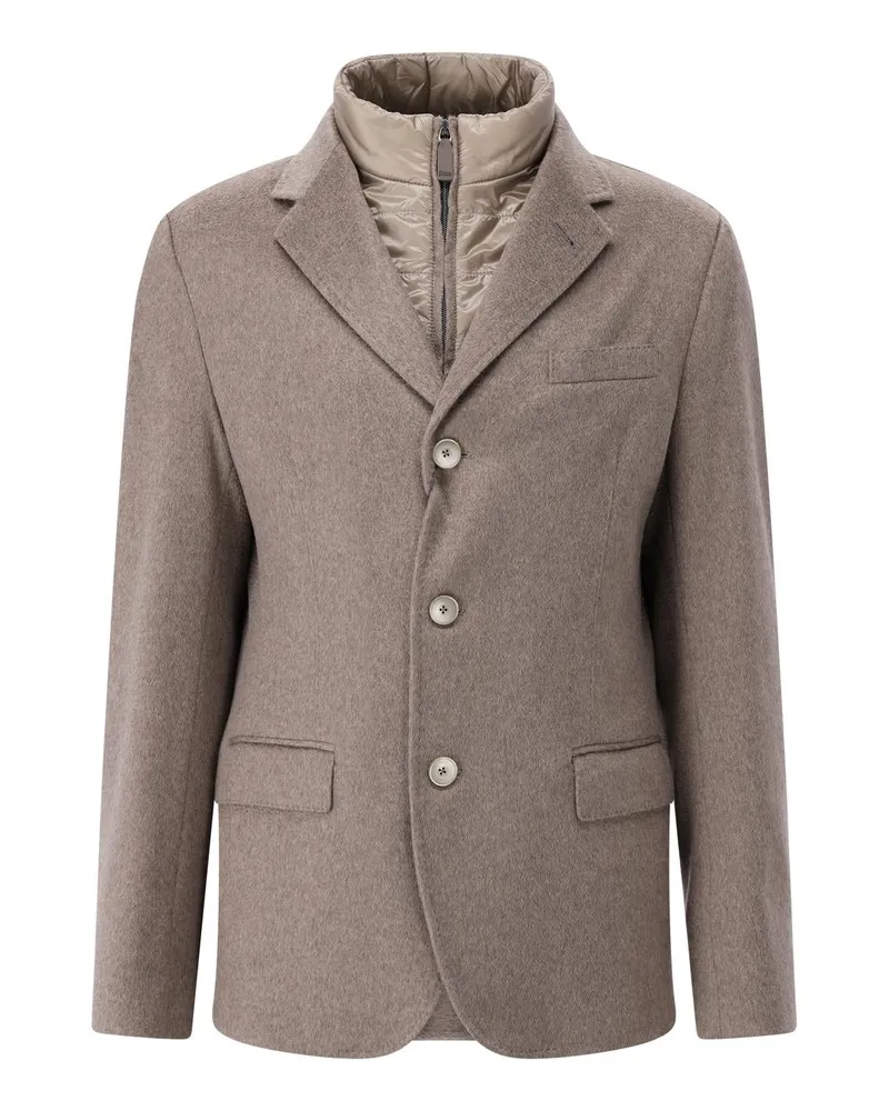 Herno Mantel aus Kaschmir Braun