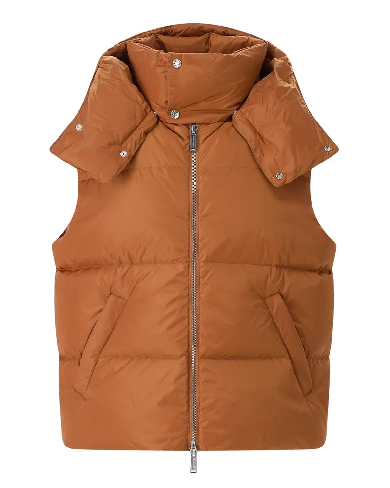 Dsquared2 Steppweste mit Daunen Orange