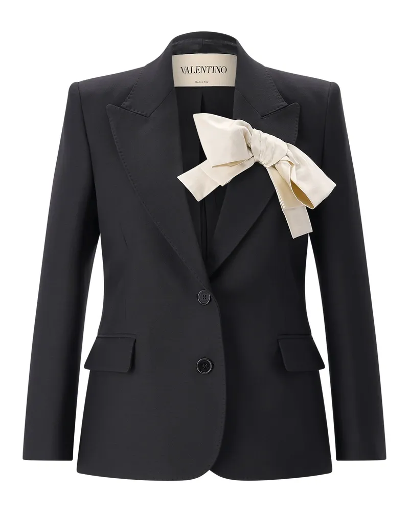 Valentino Garavani Blazer mit Schleife Schwarz