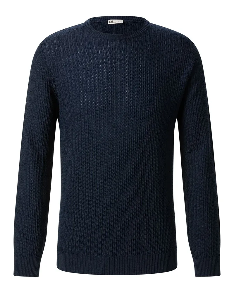Stenströms Pullover aus Merinowolle Dunkelblau