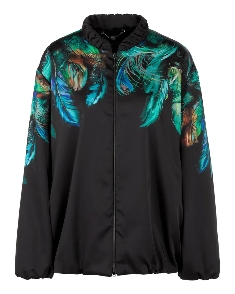 Marc Cain Blouson mit Federnprint Schwarz