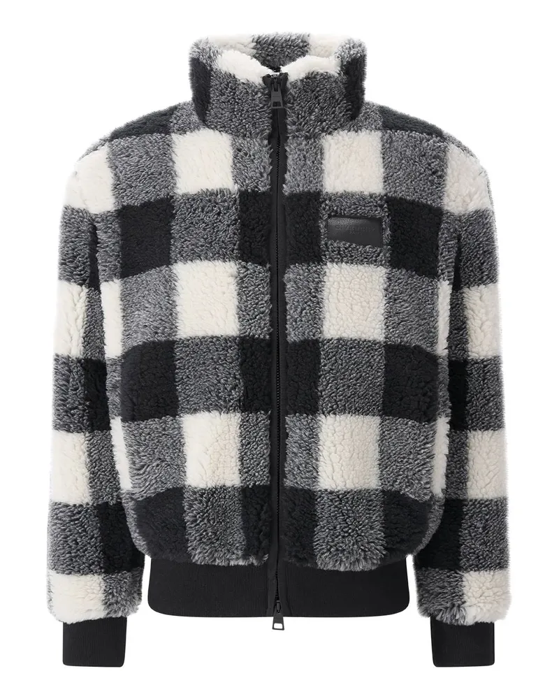 Givenchy Jacke aus Teddyfell Grau