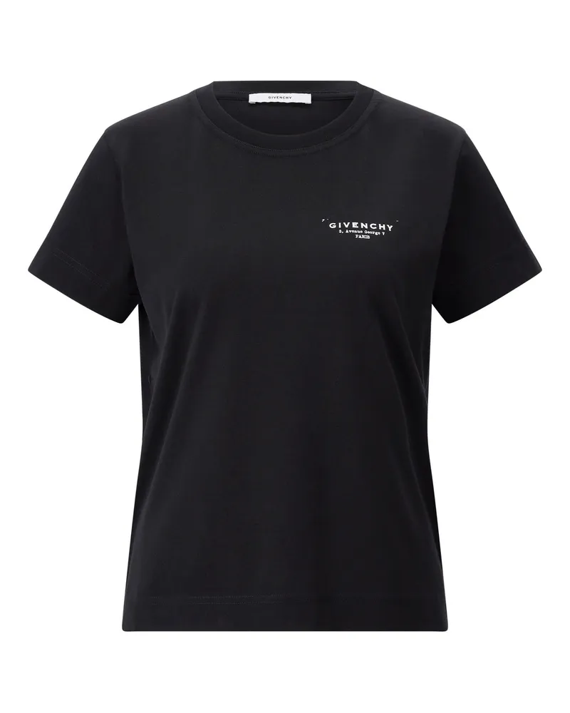 Givenchy T-Shirt mit Logo Schwarz