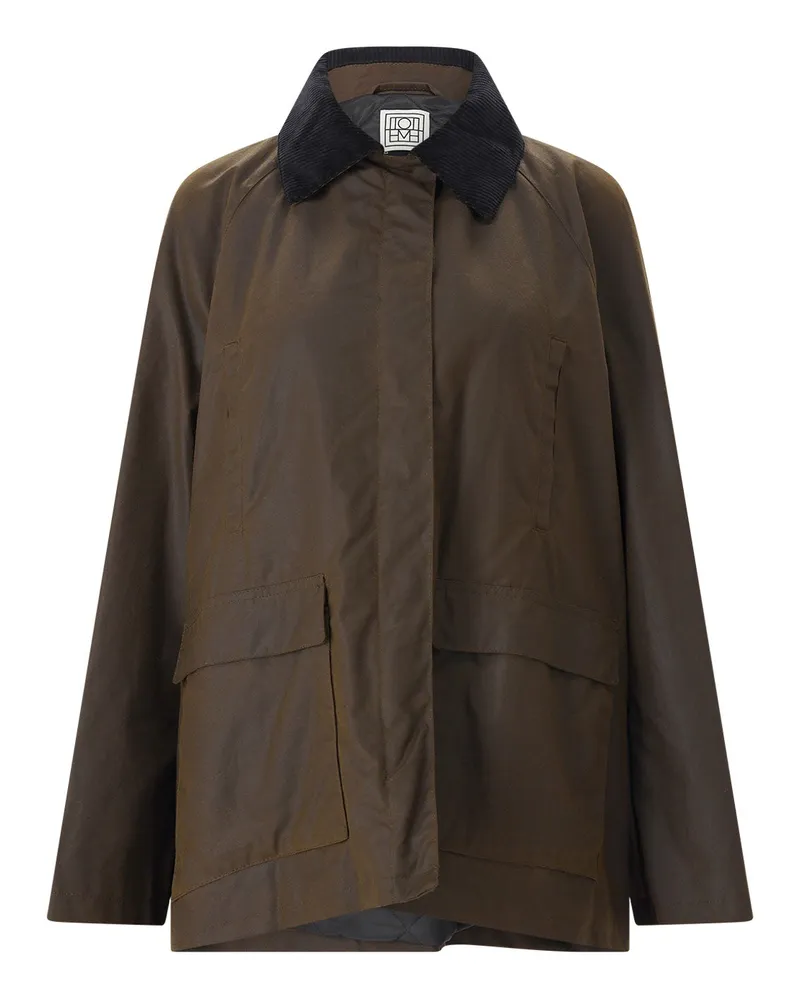 Totême Jacke aus Baumwolle Braun