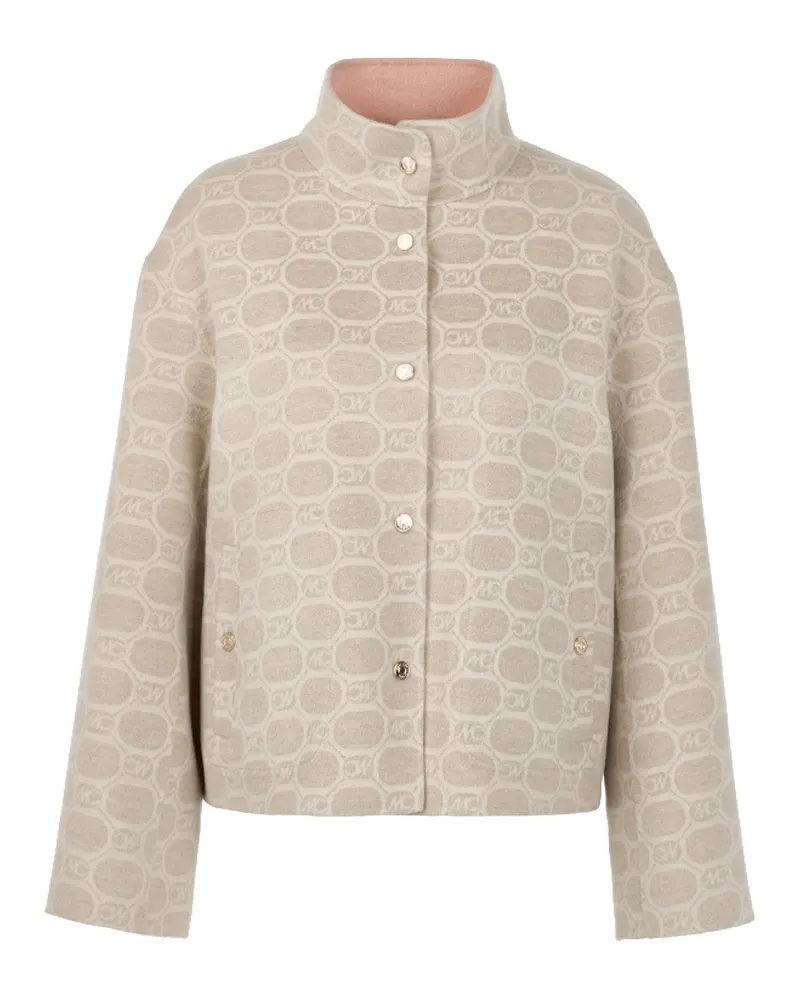 Marc Cain Wendejacke aus Woll-Mix Beige