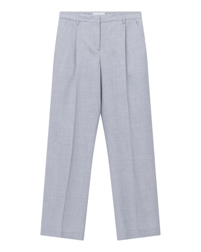 LARDINI Stoffhose aus Wolle, Seide & Leinen Hellblau