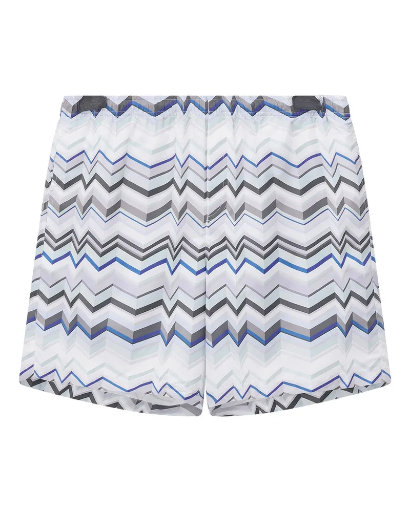 Missoni Badeshorts mit Muster Blau