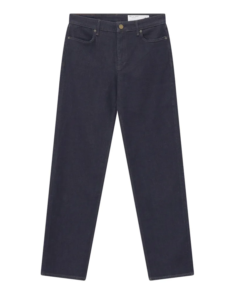 Rag & Bone Relaxed-Fit Jeans aus Baumwolle Navy