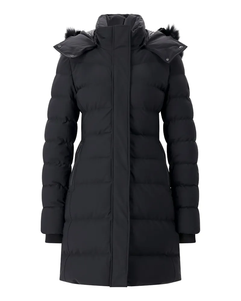 Moose Knuckles Parka Watershed mit Daunen Schwarz