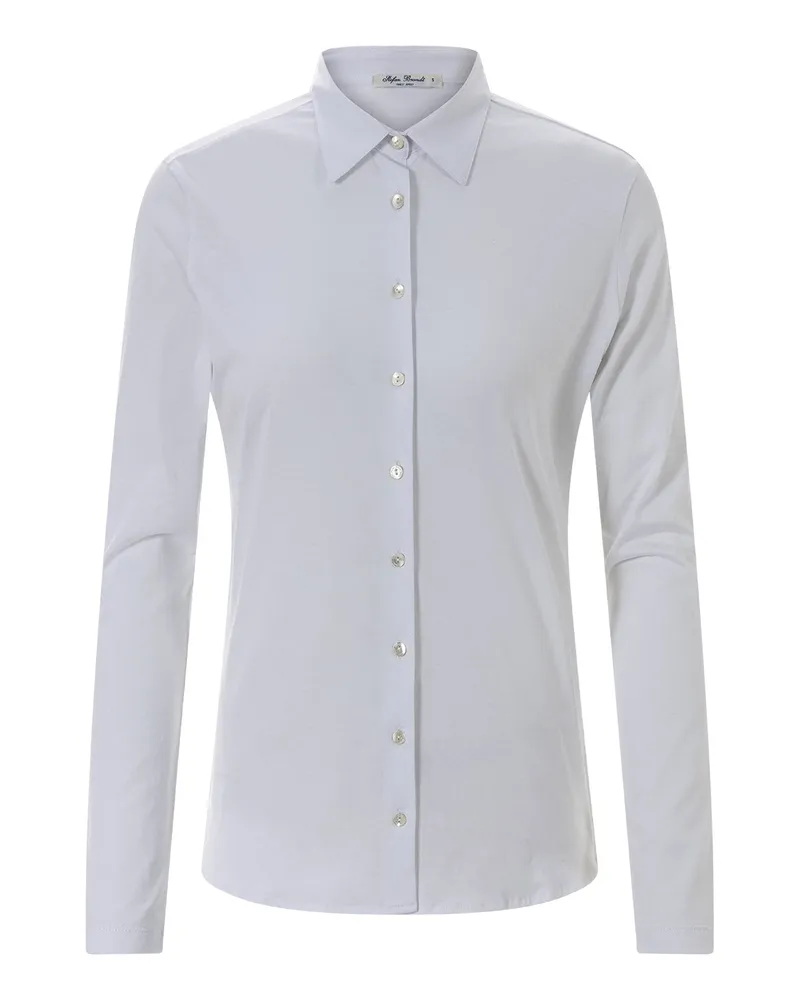 Stefan Brandt Bluse Alma aus Baumwolle Weiß