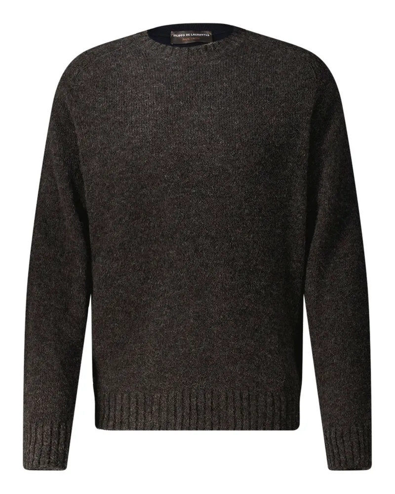 Filippo de Laurentiis Pullover aus Alpaka-Woll-Mix Dunkelbraun