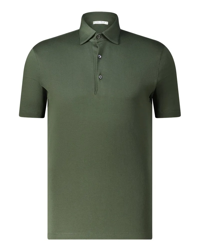 Stefan Brandt Poloshirt Luca Dunkelgrün
