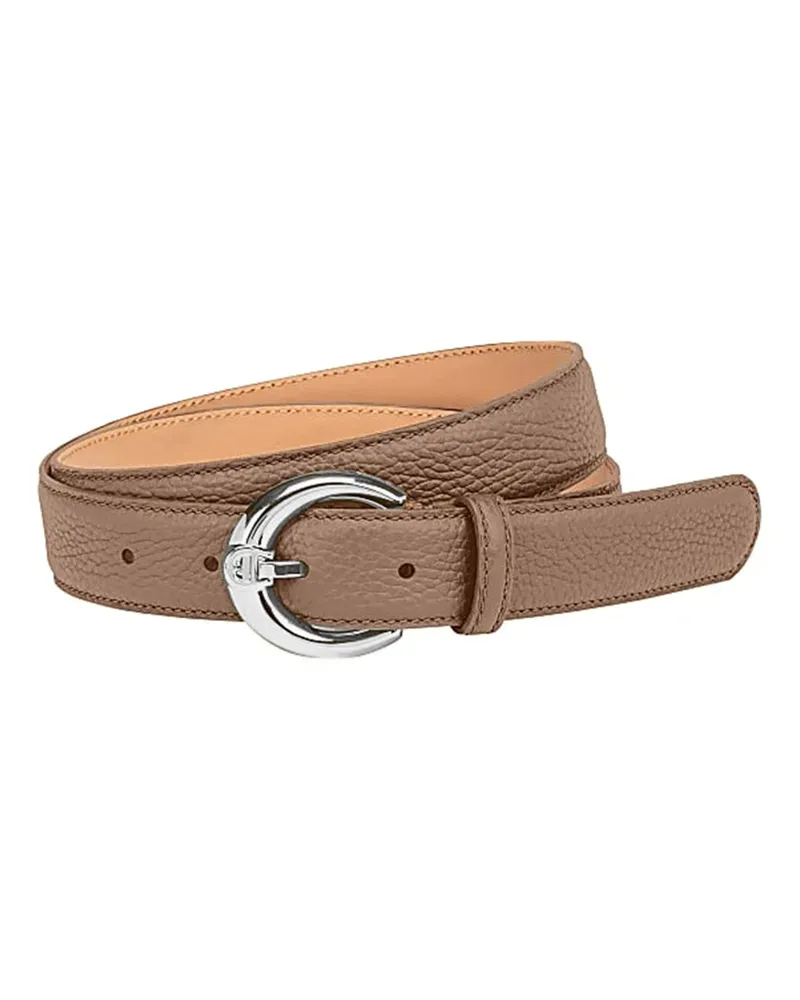 Aigner Gürtel aus Leder Hellbraun