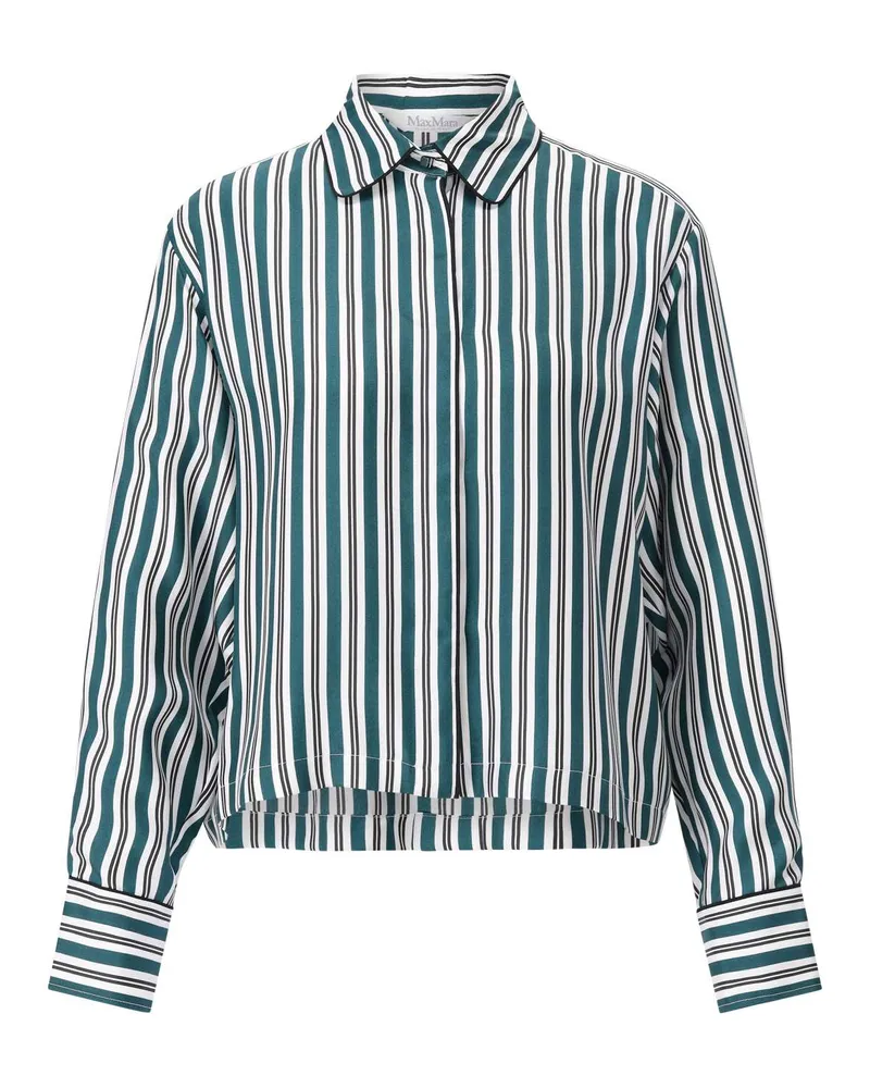 Max Mara Seidenbluse Brama Grün