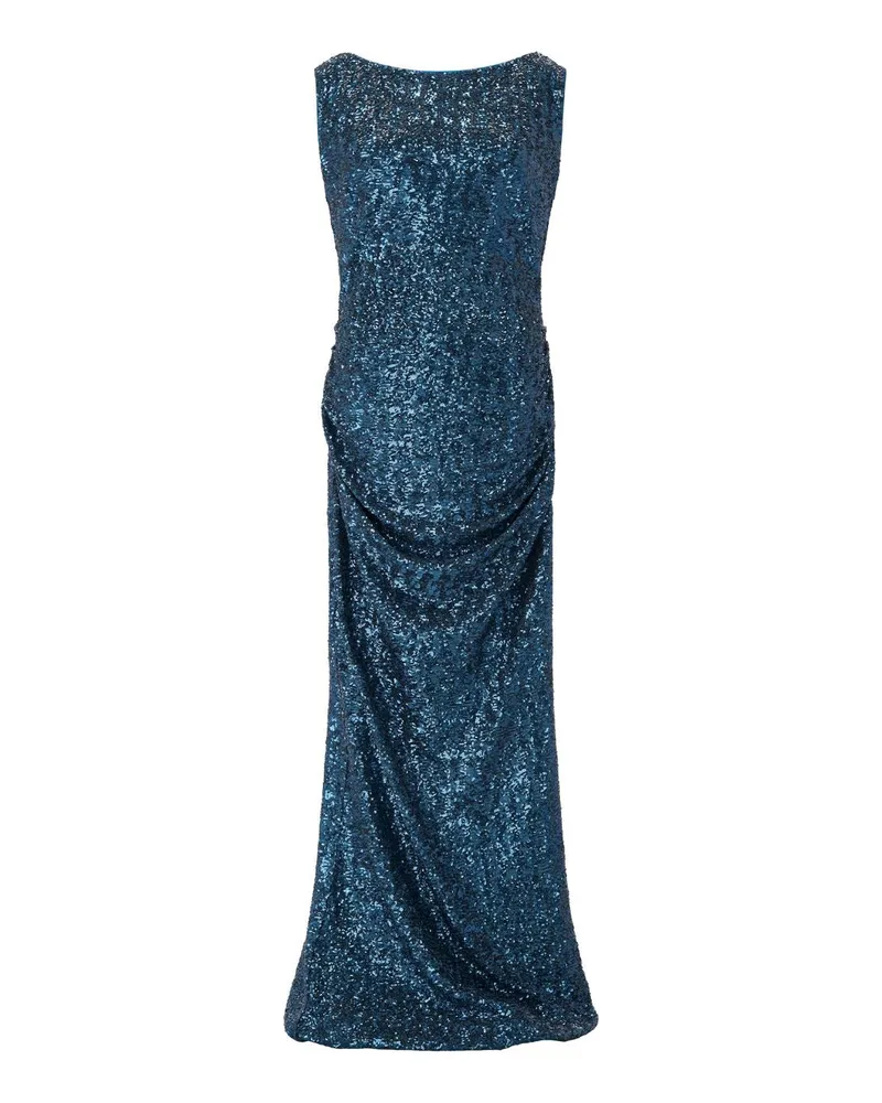 Chiara Boni Langes Paillettenkleid Nima Blau
