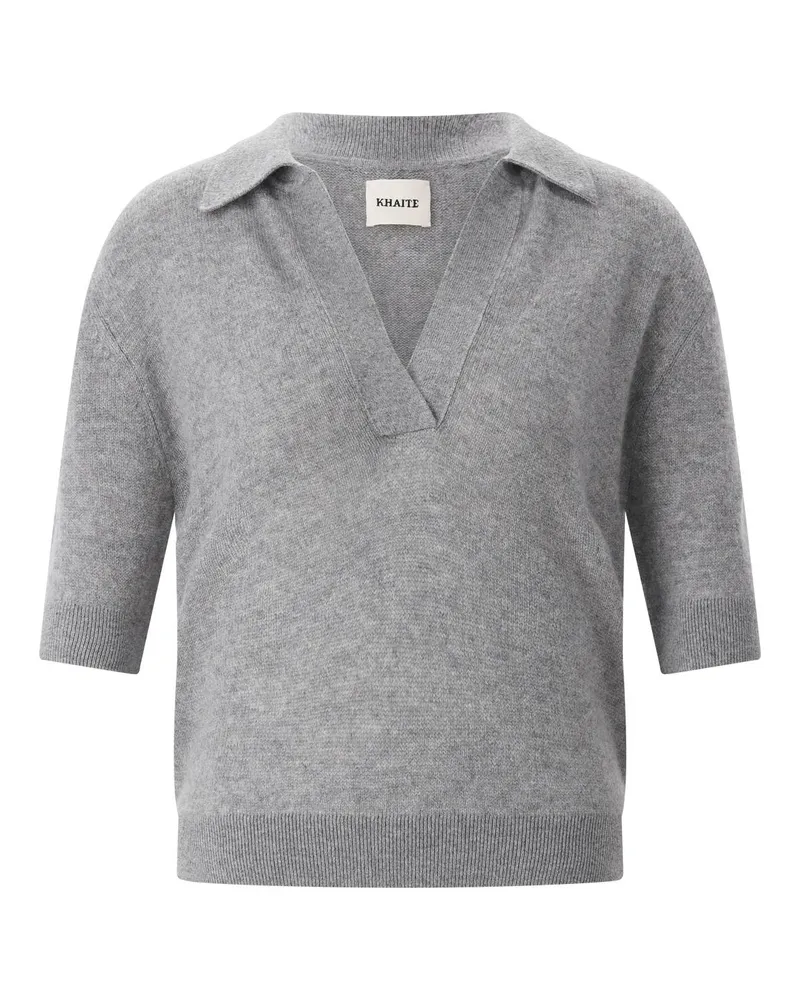KHAITE Pullover Shrunken aus Kaschmir Grau