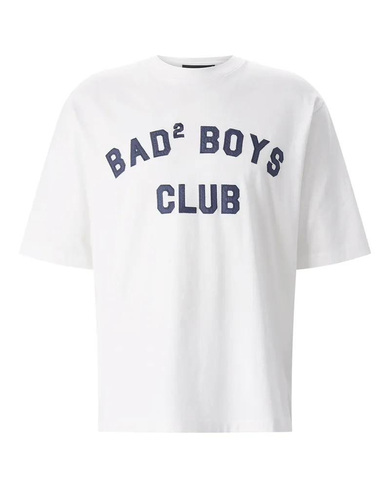 Dsquared2 T-Shirt mit Schriftzug Weiß