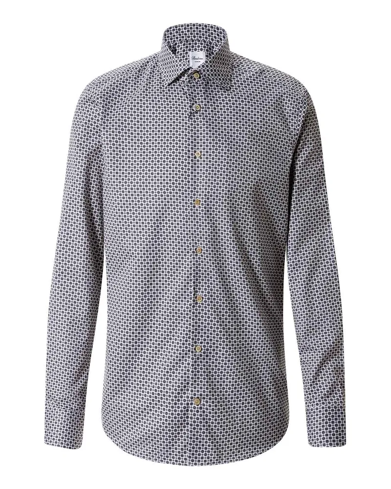 Stenströms Slim-Fit Hemd aus Baumwolle Creme