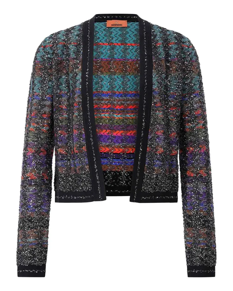 Missoni Cardigan mit Pailletten Multicolor