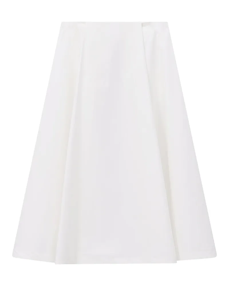 MEIMEIJ Midirock aus Baumwolle Weiß