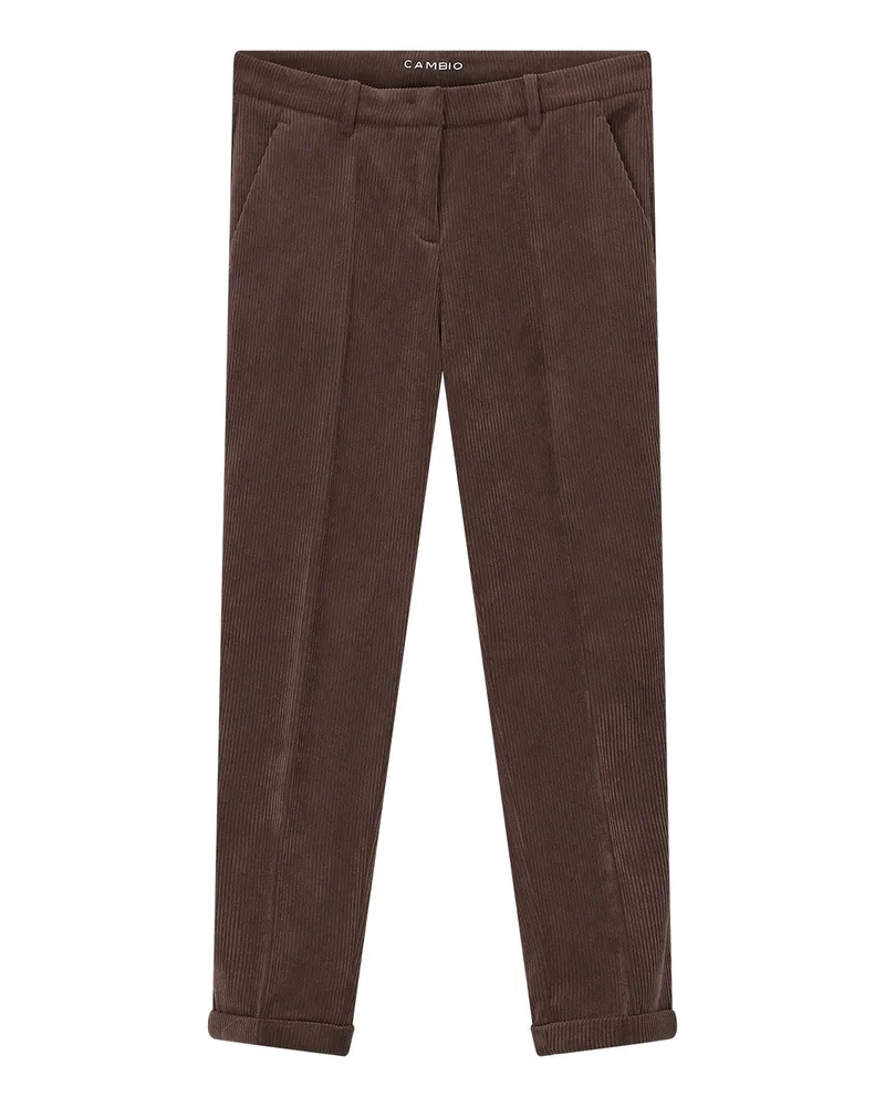 Cambio Cordhose Krystal Dunkelbraun