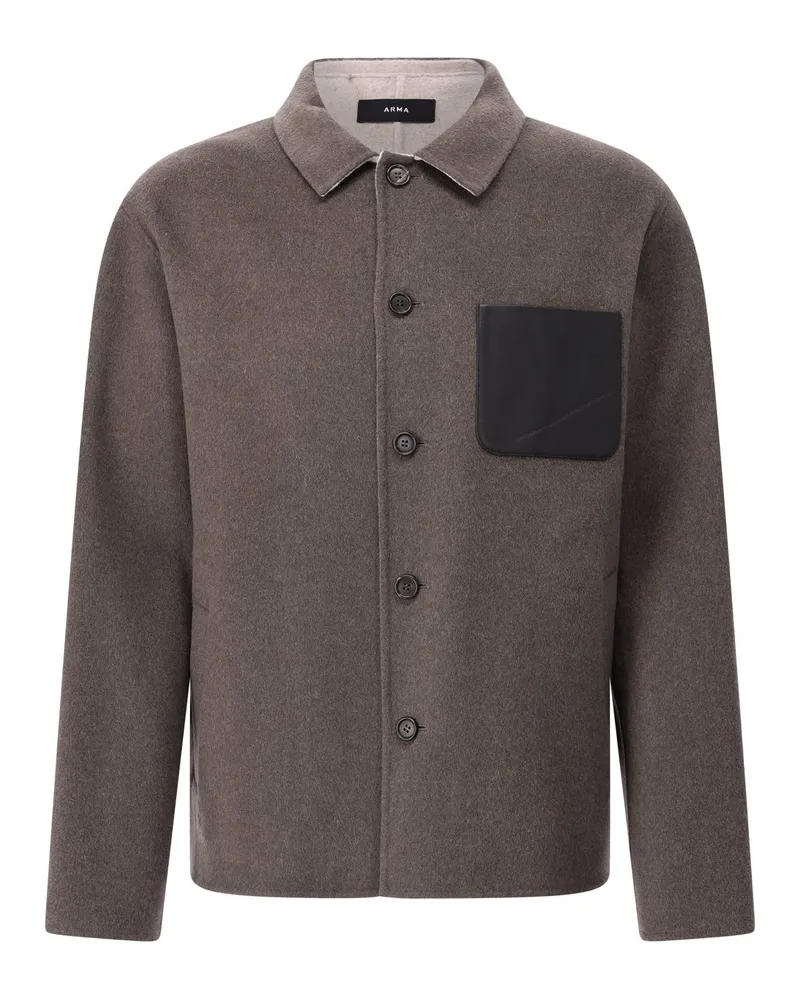 Arma Wolljacke Navid Braun