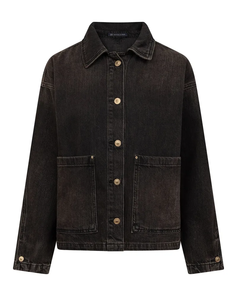 RAFFAELLO ROSSI  Jacke Avelin aus Baumwoll-Mix Dunkelbraun