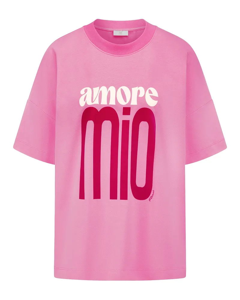 Riani T-Shirt mit Print Rosa