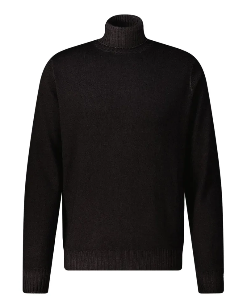 Filippo de Laurentiis Rollkragenpullover aus Merinowolle Dunkelbraun