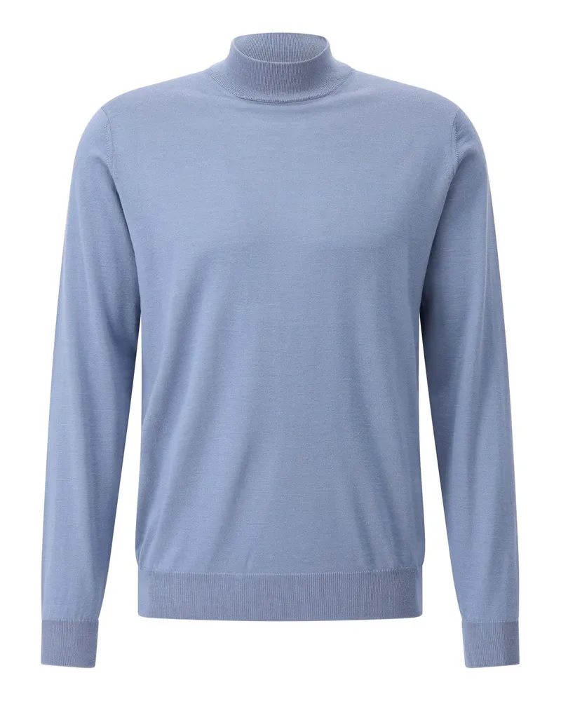 LARDINI Pullover aus Schurwolle Blau