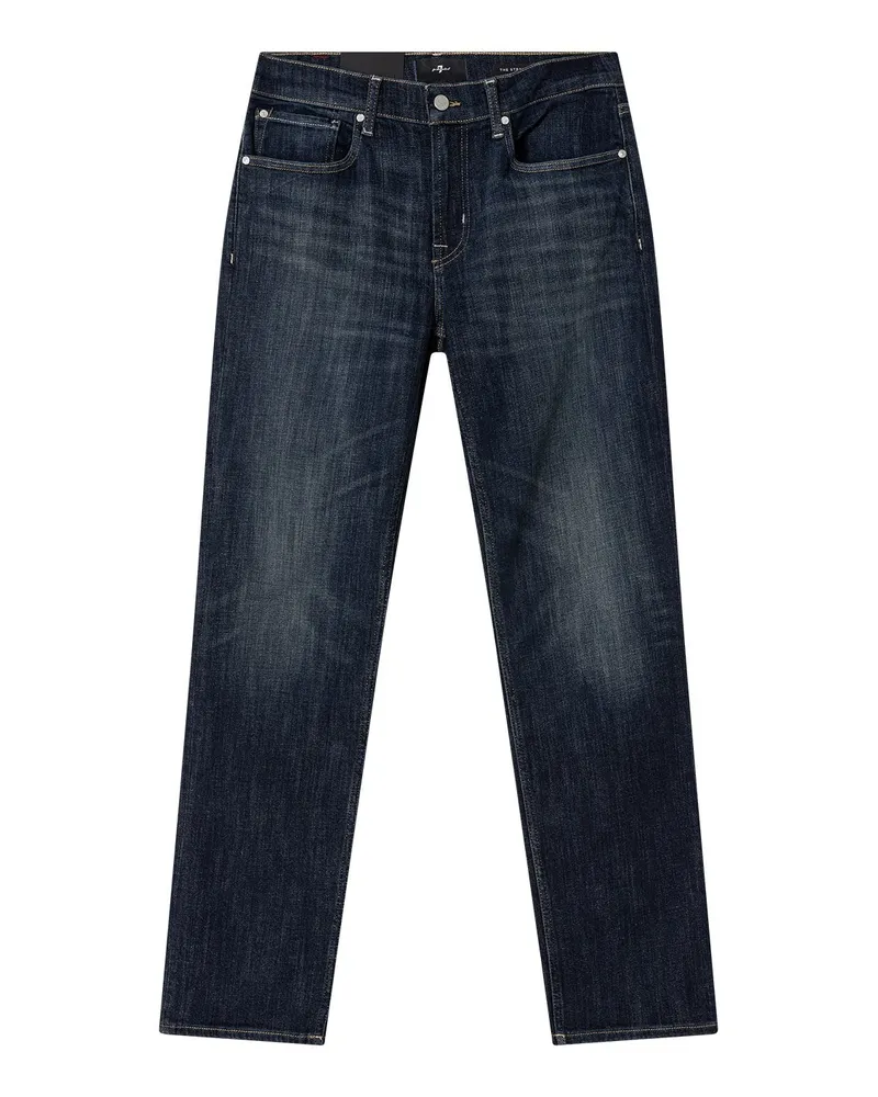 7 for all mankind Straight-Leg Jeans Dunkelblau