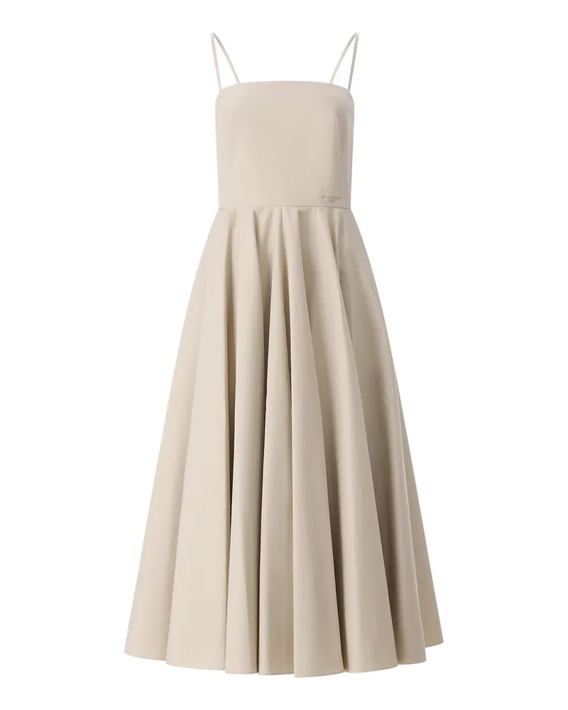 Givenchy Maxikleid aus Baumwoll-Popeline Beige