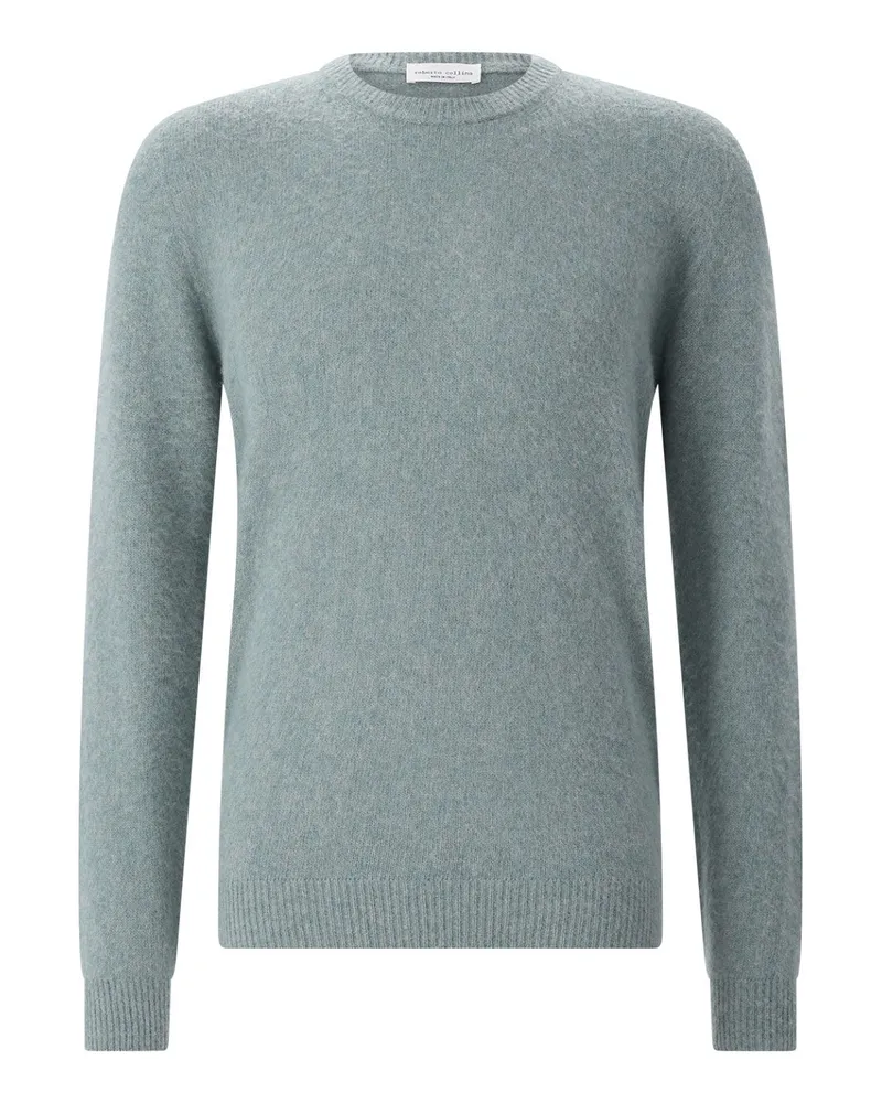 Roberto Collina Pullover aus Merinowolle Türkis
