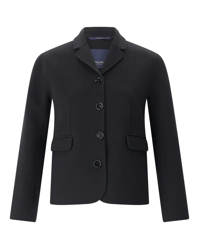 Max Mara Jacke Magia aus Wolle Schwarz