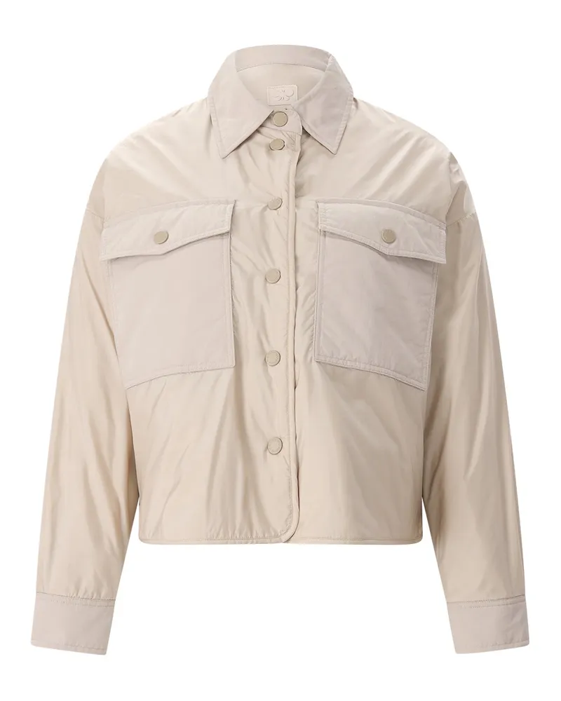 Max Mara Wattierte Wende-Jacke Beige