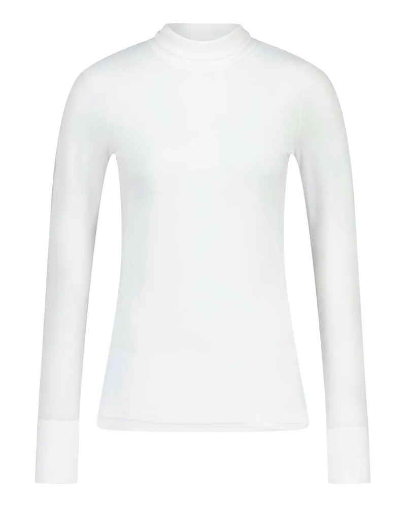 Marc Cain Langarmshirt mit Rollkragen Weiß