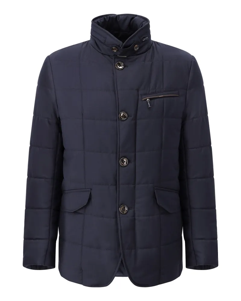 Gimo's Steppjacke aus hochwertigem Stoff Dunkelblau