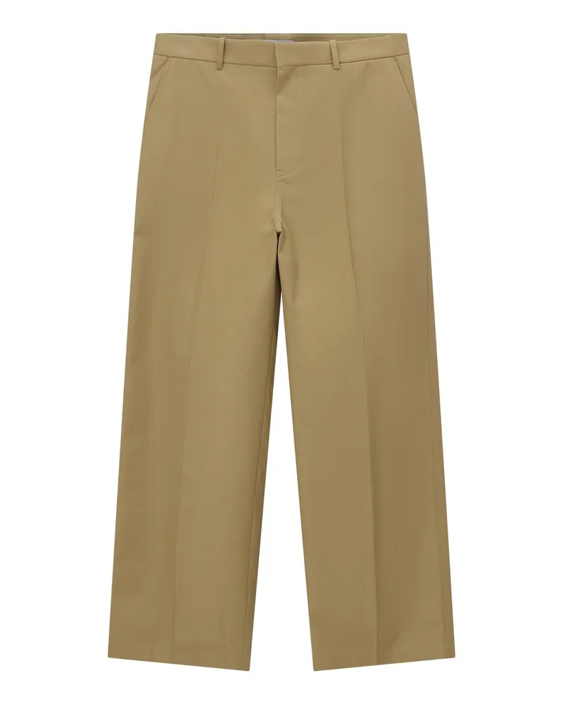 Balenciaga Oversized Stoffhose Helbraun