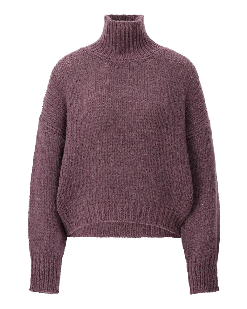 Roberto Collina Pullover aus Alpaka-Mix Lila