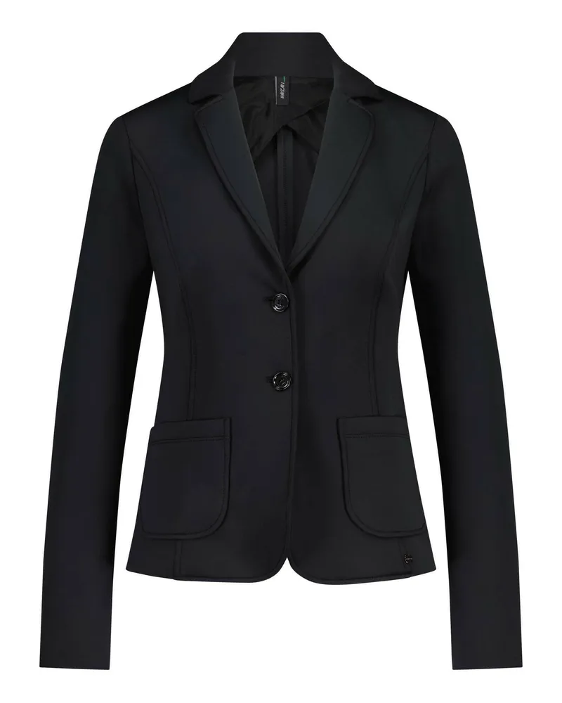 Marc Cain Blazer aus Stretchjersey Schwarz